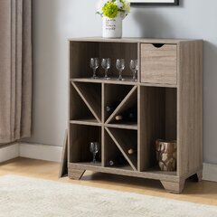 Charlton home cutts best sale bar with wine storage